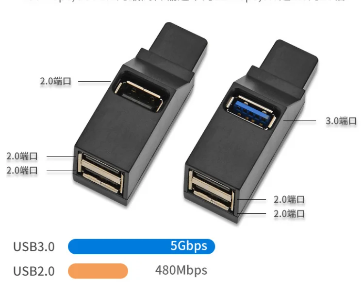 Jsjm портативный USB 2 0 зарядное устройство с 3 usb-портами для сплиттер прямой штекер расширения HUB концентратор изготовления на