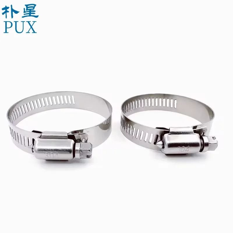 Hose Clamp Types American of Hose Clip Hydraulic Heavy Duty 201 304 316 Stainless Steel Hose Clamp