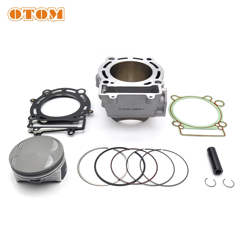 OTOM NC300S Cylinder Kit Motorcycle Engine Parts Cylinder Block Piston Ring Pin Gasket Set For ZONGSHEN 300CC KAYO BSE