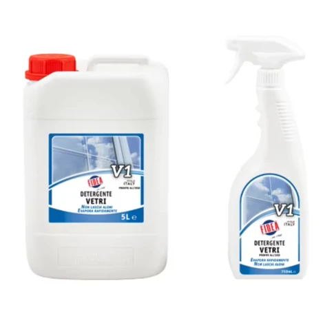 Высокое качество оптовая продажа Fidea сделано в Италии 0.75Lt/5 Lt химическое средство для очистки стекла V1