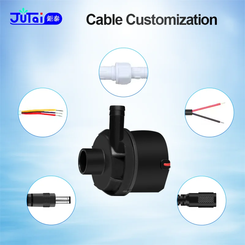 Mini Micro Pump Black 12V Water Pump 240L/H Factory Price Submersible Pump Designed for Water-Heated Mattresses