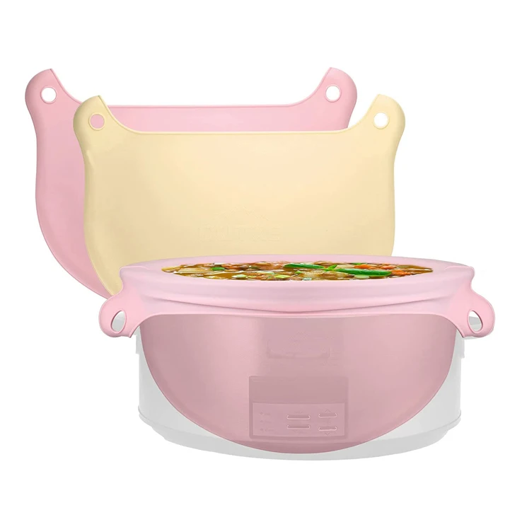Reusable Silicone Slow Cooker liner Fit 6-8 Quarts Crockpot Leakproof and Easy Clean Bags Liners for Oval or Round Pot