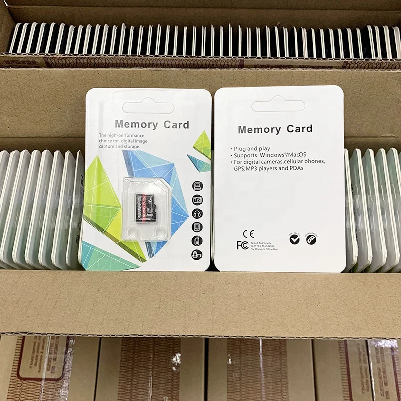 Ceamere Red Stripe Original Micro Flash Memory Cards 128GB 256GB Carte Memoire 8GB 16GB 64GB Micro TF Storage Memory Card 32GB