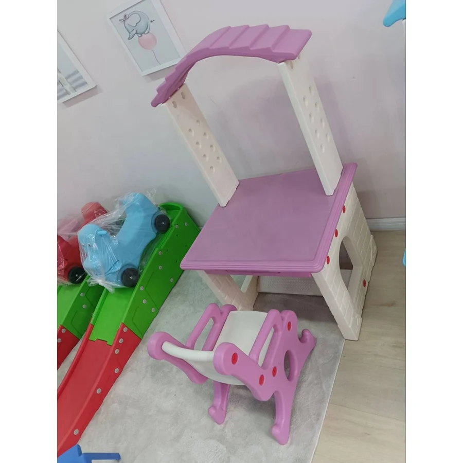 custom cheap portable worm tunnel plastic toys playhouse indoor kids playground with slides