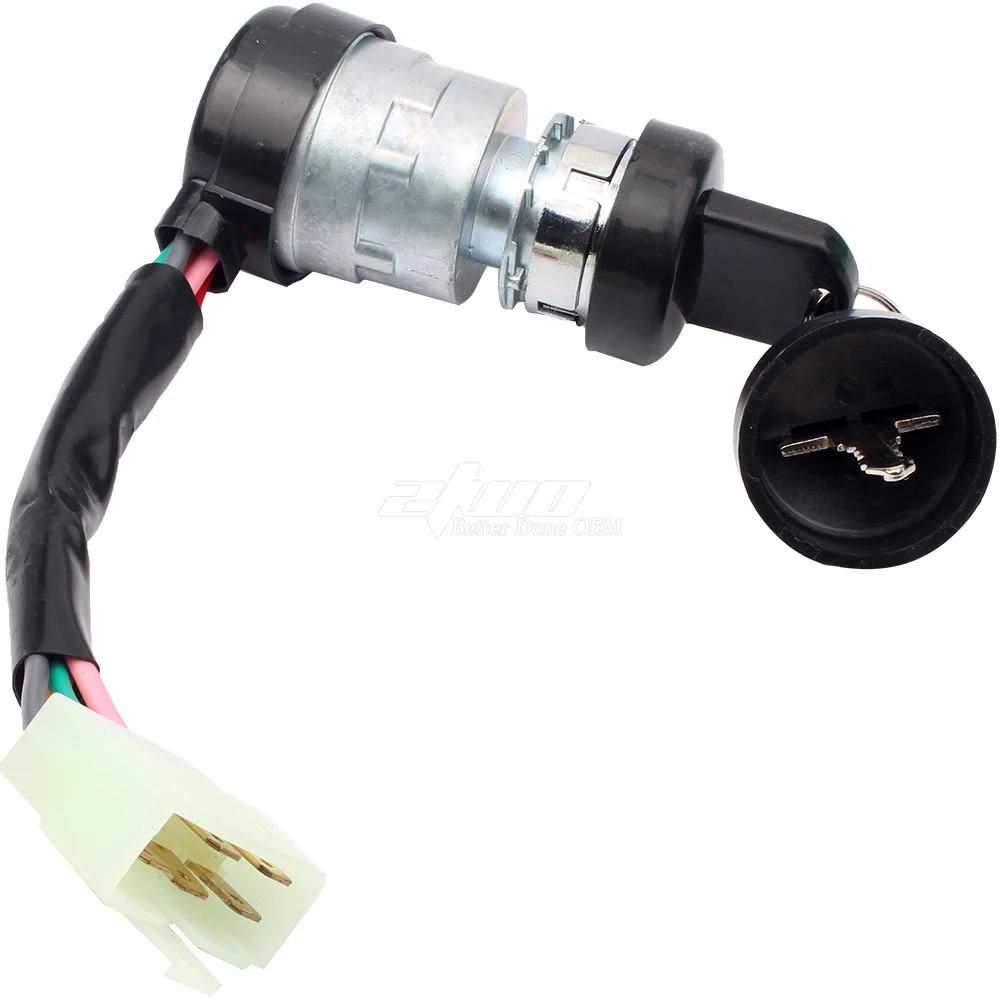 5 Wires 5 Pins Ignition Switch Keys Lock Set for 50cc - 150cc Go Kart Baja Kinroad Kazuma TaoTao Roketa Sunl