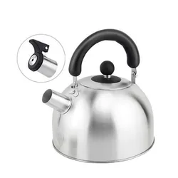 Thickened Whistling Flat Bottom Gas Stove Practical Stainless Steel Kettle