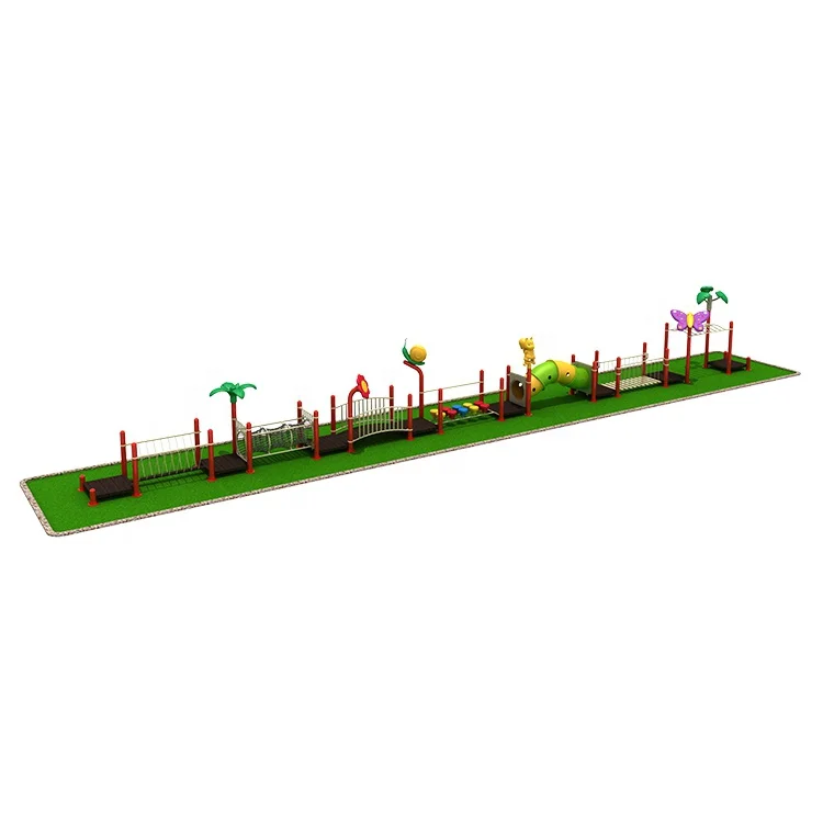 Multiple project large outdoor children sports obstacle course combination playground equipment