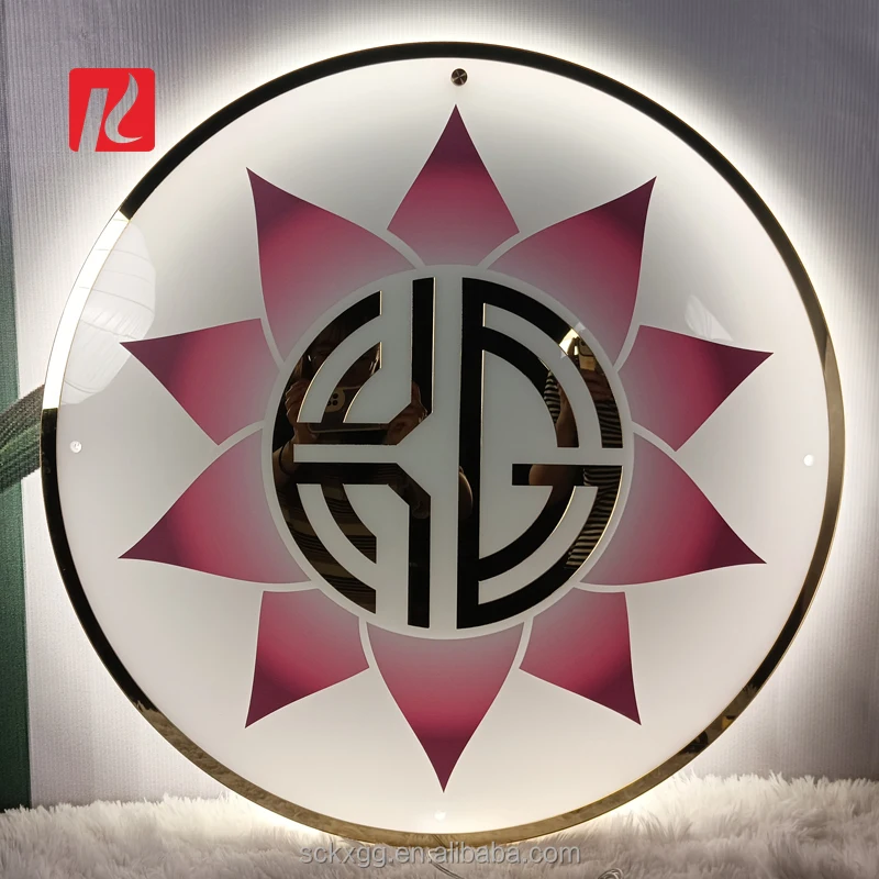 Kexian Custom Cosmetic Shop Design Sign Board Shop Background Logo Beauty Salon Sign Business Acrylic Led Sign Logo