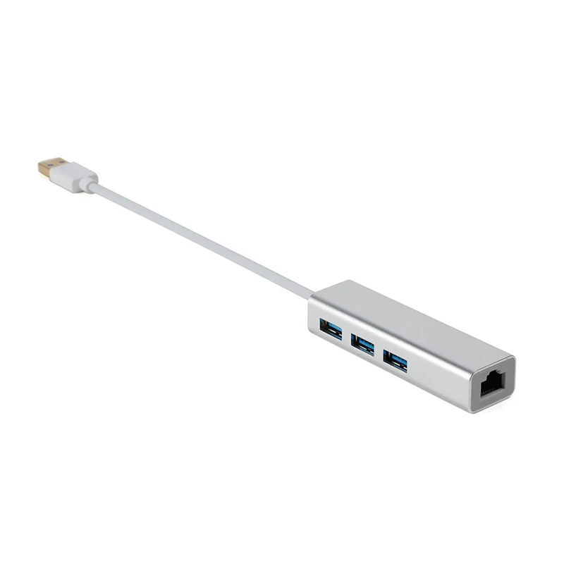  Новые продукты Type-C USB-C Gigabit Ethernet адаптер с 3-портовый USB 3 0 концентратор RJ45 10/100/1000 Мбит сетевой