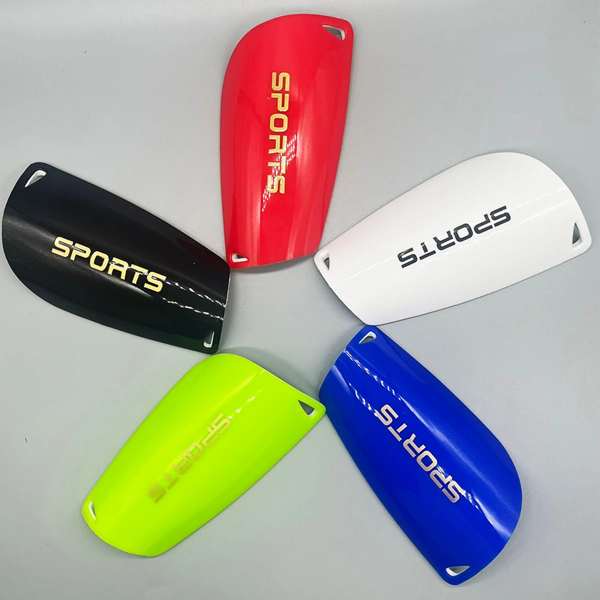 Factory Wholesale Football Shin Pad Custom Plastic And Resin material Soccer Shin Guards For Sports