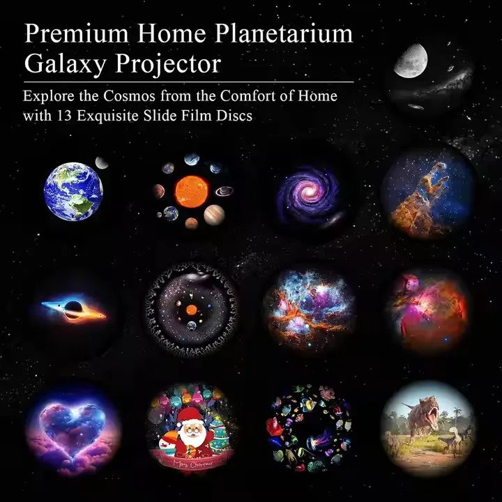 Newest 4K Dynamic Meteor Ga laxy Star Projector 13 in 1 LED Sky Projector Lamp Planetarium Projector with Stars and Planets