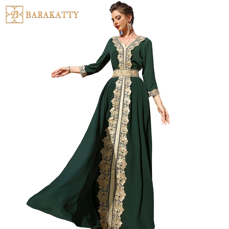 Oem Wholesale Turkish Cheap Price Fashion Middle East Islamic Clothing Muslim Evening Dress