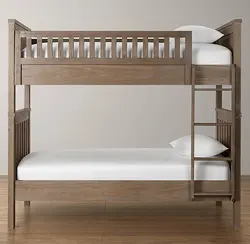 American style restoring ancient ways child muti_function student makes up and down all solid wood high and low bed
