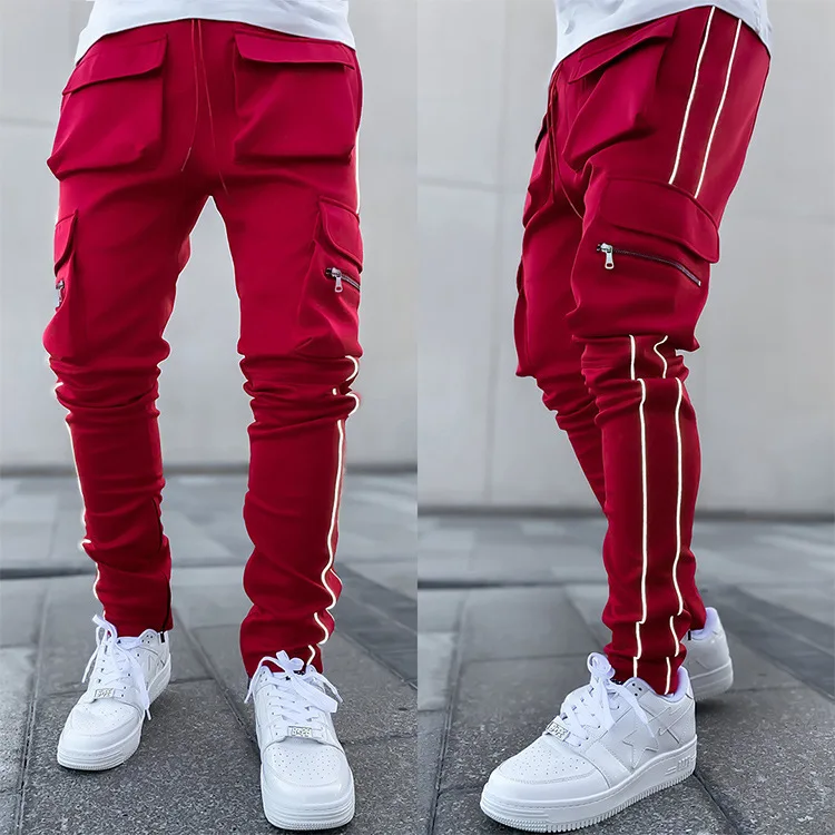Autumn Sports Casual Fashion Loose Running Wholesale Custom Cargo Pants For Men