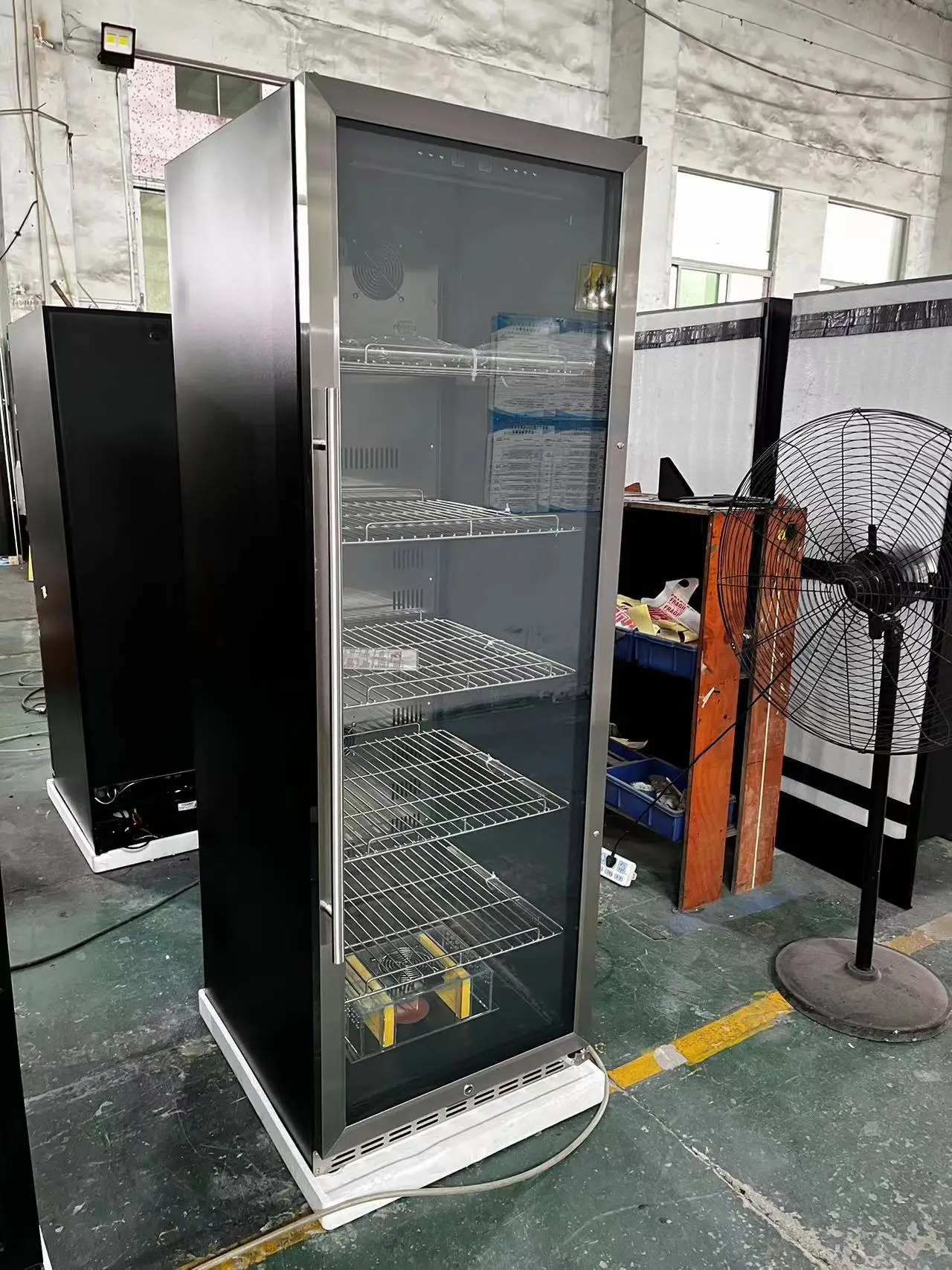 450 liter Beef ager cabinet fridge UVD light glass door 5 shelves steak seafood meat aged dryer