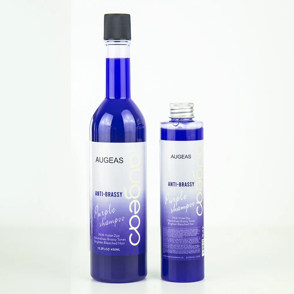 In stock fast shipping  Help Remove Yellow lights Instant hair extension tone shimmer Purple Shampoo for blonde hair