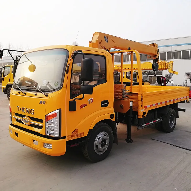 3 Ton Straight Arm Truck Mounted Crane Small Mobile Cranes
