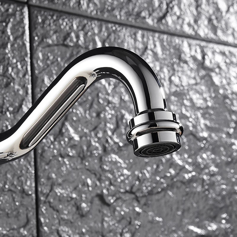 American retro 360 rotating dual handle kitchen hot and cold water tap gold vintage kitchen sink faucet