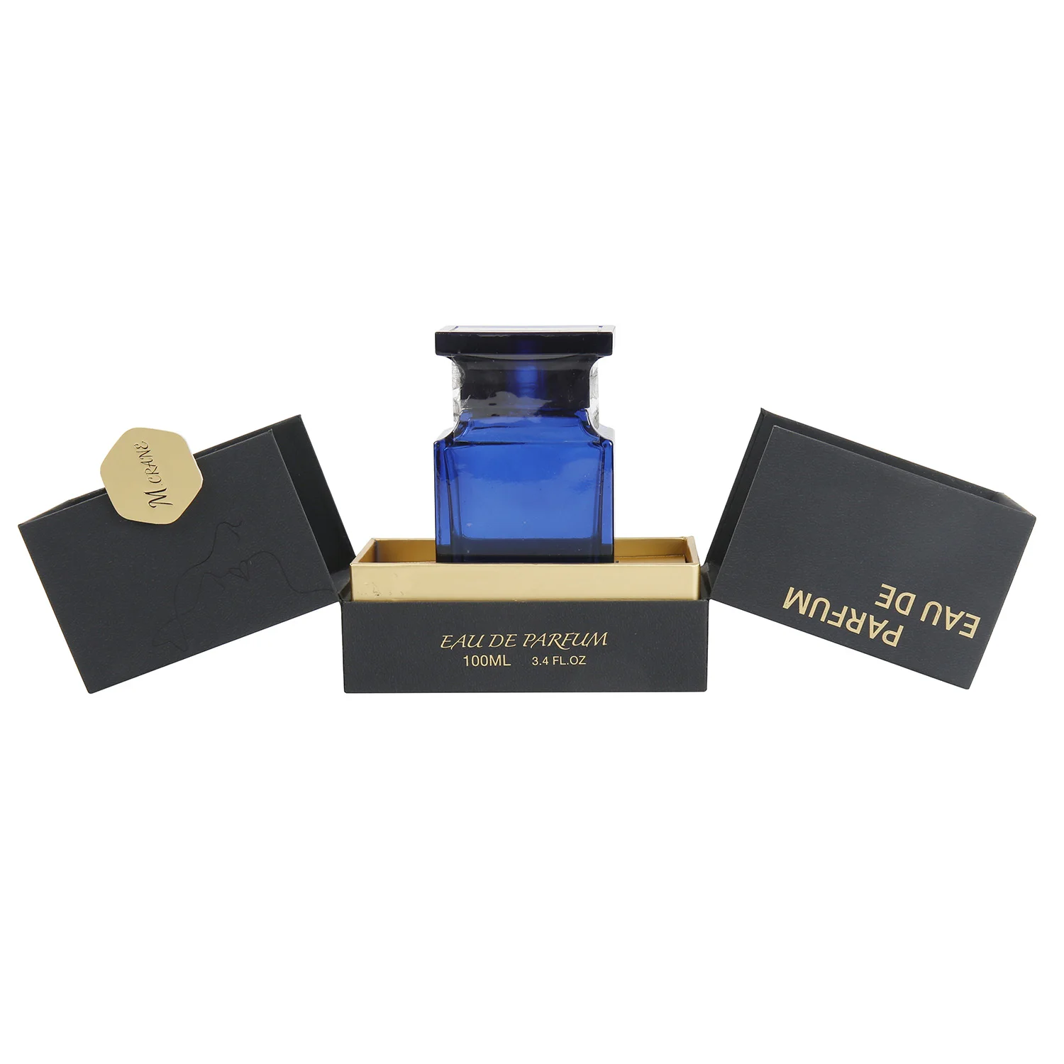 Custom luxury perfume sample glass bottles with box  perfume square box perfume small gift packaging box