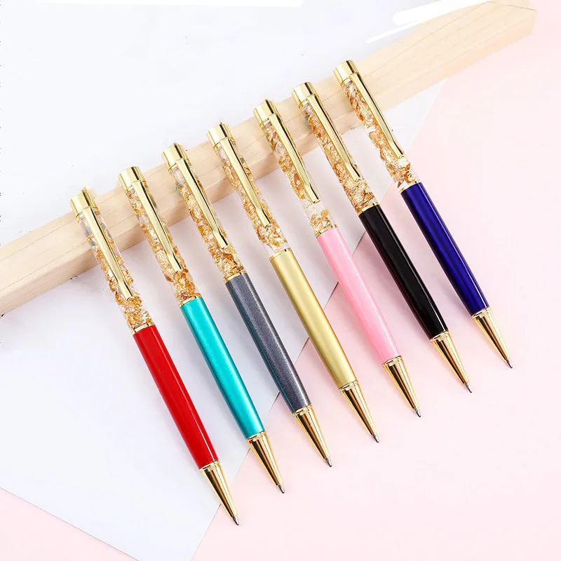 multicolor kawaii silicone ink cute promo korean manufacturer promotional pen gold print multifunction set press glitter pen