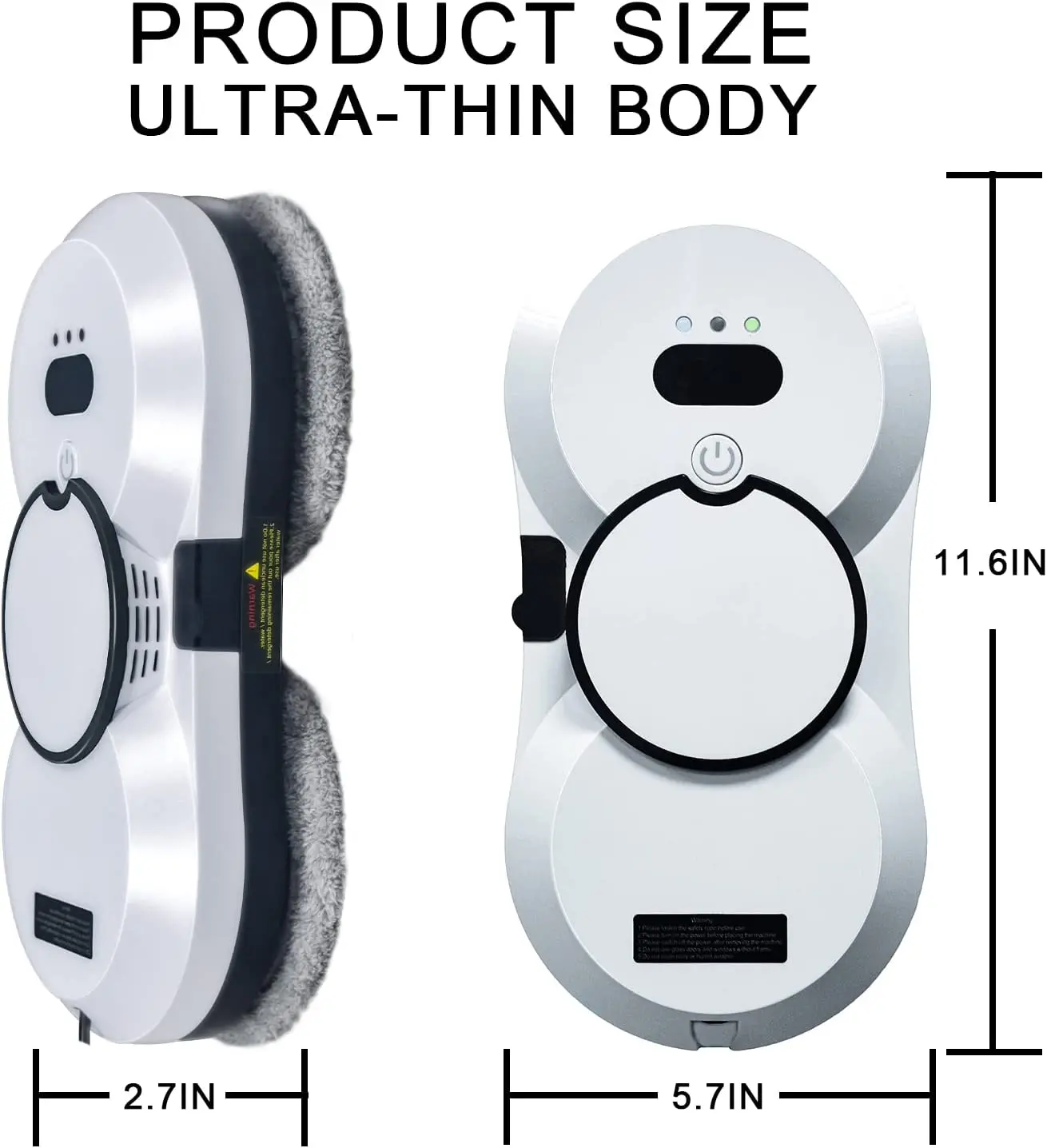Window Cleaning Robot High Suction Electric Window Cleaner Robot Anti-falling Remote Control Robot Vacuum Cleaner