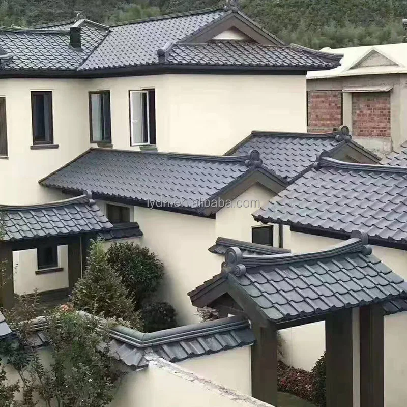 japanese traditional clay roof tiles ceramic  kawara japanese color roof tiles