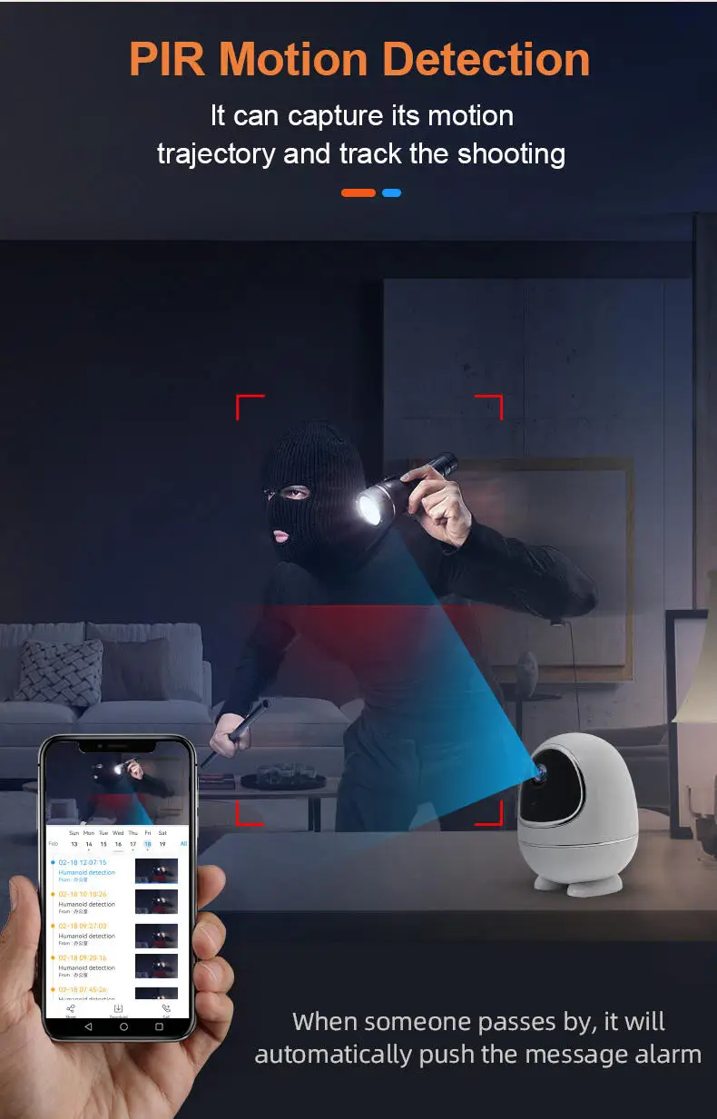 Wholesale a large number of high quality home camera security system infrared thermal imaging camera