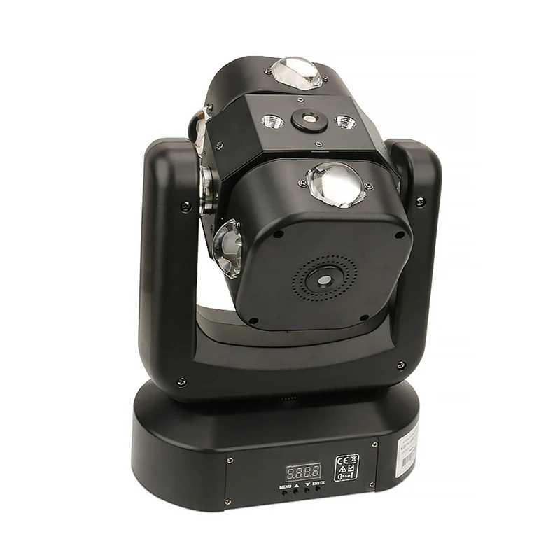 Hot sale Auto DMX512 Green and Red Laser Stage Lights Party Strobe Led Arm Wind Fire Wheel Moving Head Light Club Equipment