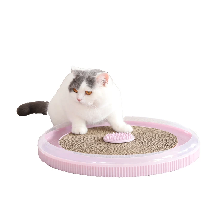 Made4Pets Fast Delivery Corrugated Cardboard Cat Scratcher With Brush