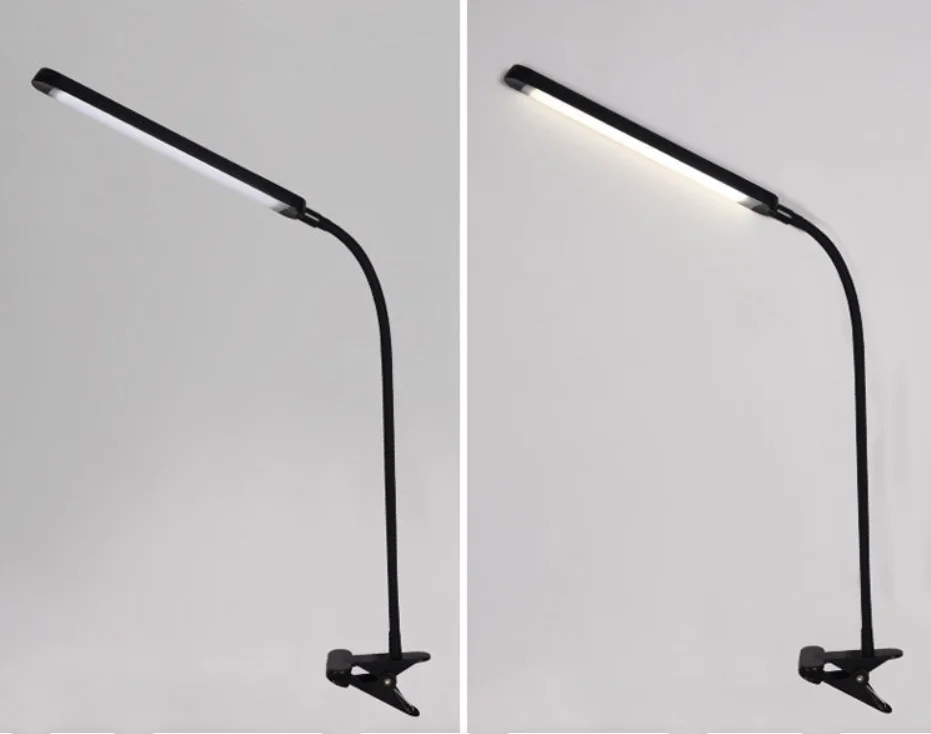 ChildLike Gift Soft Tube LED Table Lamp with 360 Degree Rotation and Clip Design
