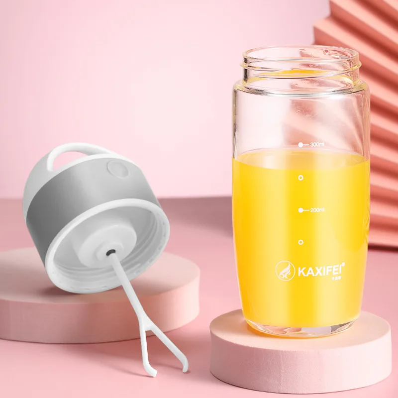 2022 Manufacturers wholesale creative coffee protein powder stirring glass portable wireless electric shake cup