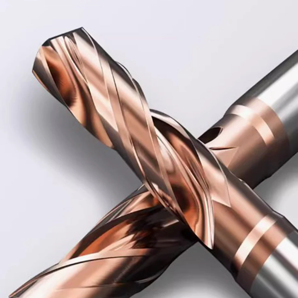 Tungsten steel drill bit super hard D4 carbide Fried Dough Twists drill steel triple diameter