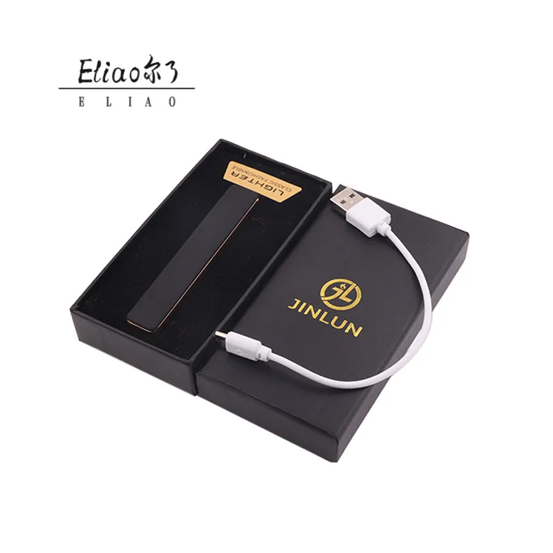 Erliao New Popular Hot selling USB lighter for smoking Novel Design Metal lighter