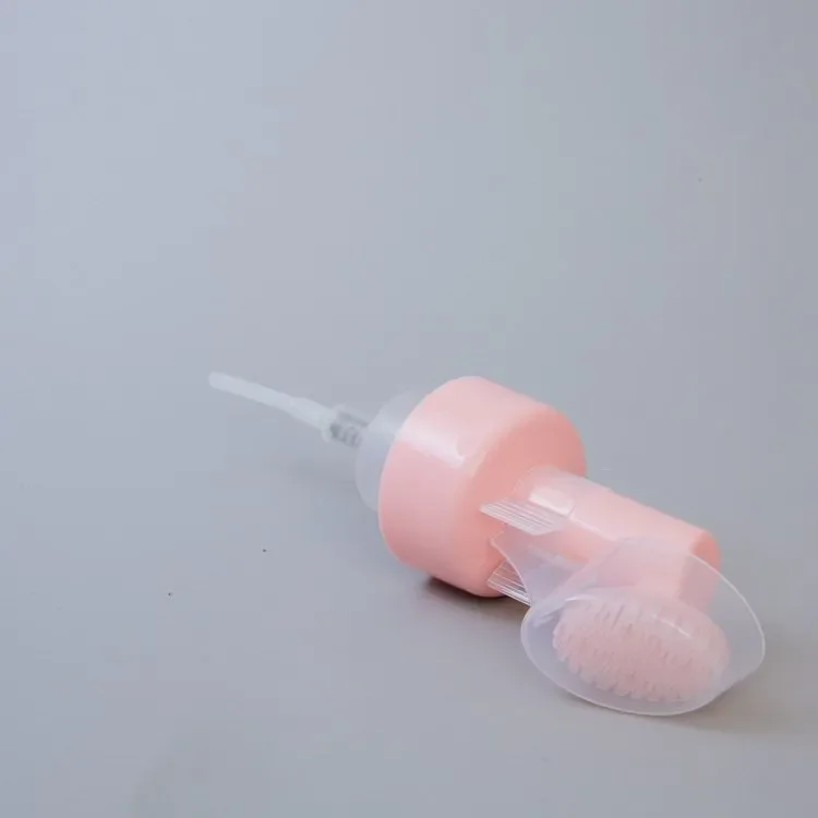 Plastic 150 Ml Foamer Bottle facial cleanser With foam Brush Pump