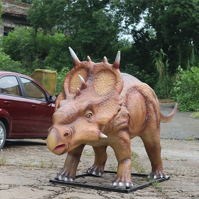 Large Custom Indoor Fiberglass Dinosaur Statue Model Life-Size Statues Garden Adventure Park