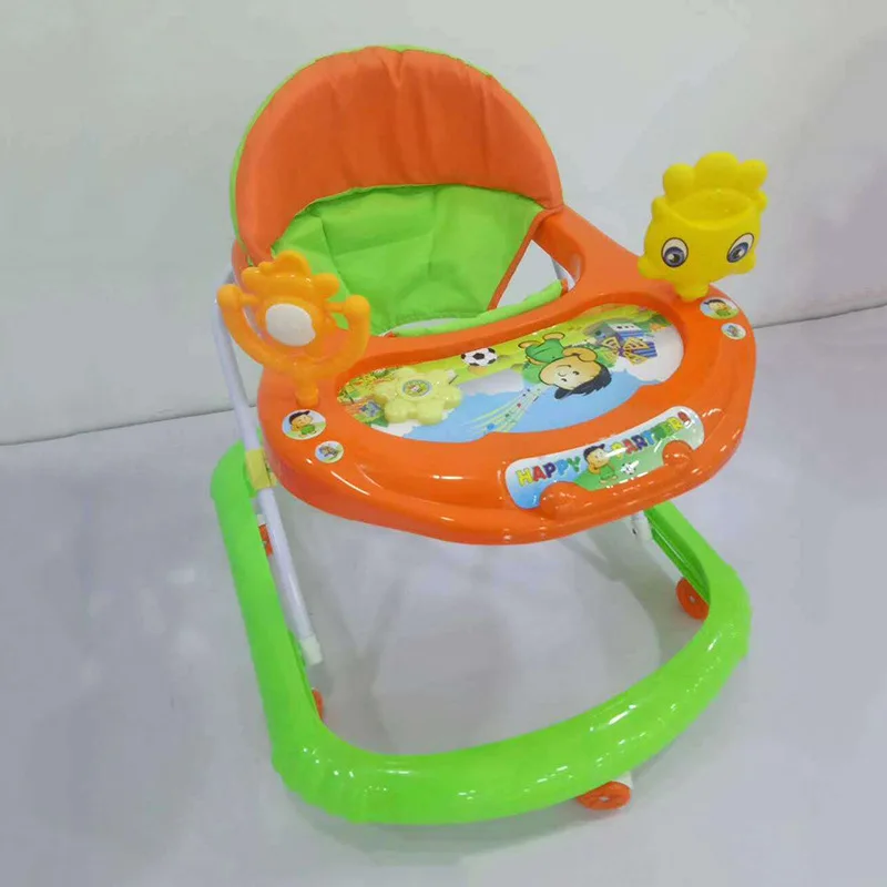 Baby starter Baby walker anti-O-leg anti-rollover music folding baby walker
