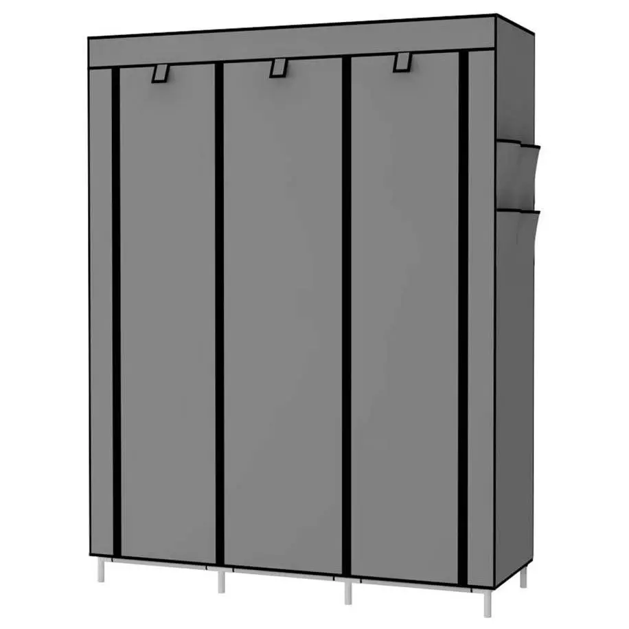 Factory Direct Sale Non-Woven Fabric Wardrobe Modern Home Clothes Organizer Cabinet Cheap Folding Closet Foldable Cloth Wardrobe