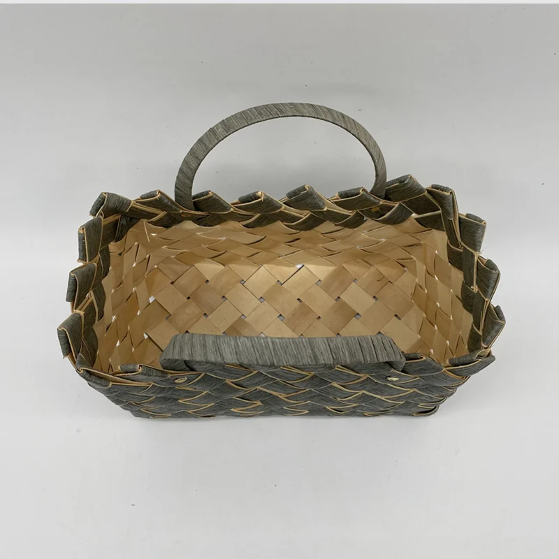 100% Handmade Willow Weaving Factory Sale Cutomizable Size Color Wicker Storage Baskets
