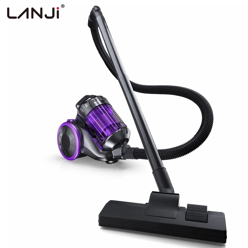  Пылесос LANJI OEM оптовая продажа супер всасывающий проводной циклонный без мешка с канистрой для твердого пола