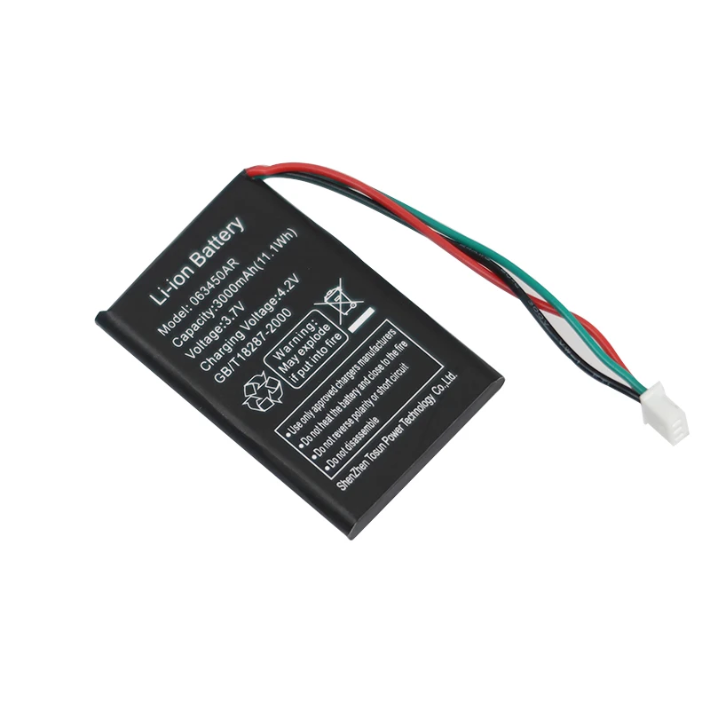 3.7V 3000mAh 063450AR Li-ion Telephones Accessories Replacement F316 Battery for Fixed Wireless Phone Tlphone