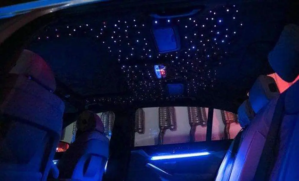 Star ceiling panels Fiber optic star ceiling RGB light with 7 colors