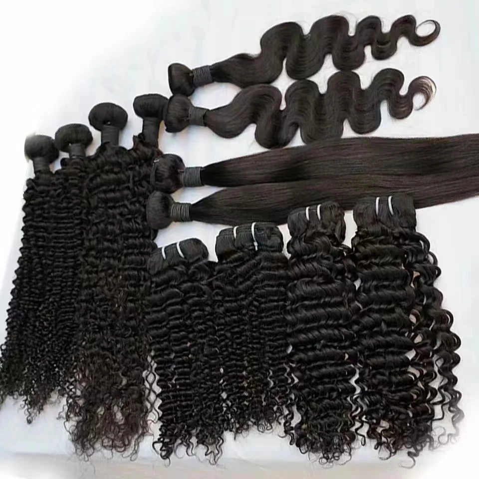LetsFly Wholesale Straight Good Quality Virgin Hair Kinky Curly Hair Weave Brazilian Human Hair Bundles Wholesale Free Shipping