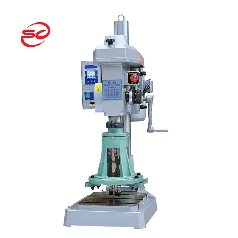 6516 high precision multi-spindles automatic tapping machine with workbench for metal processing