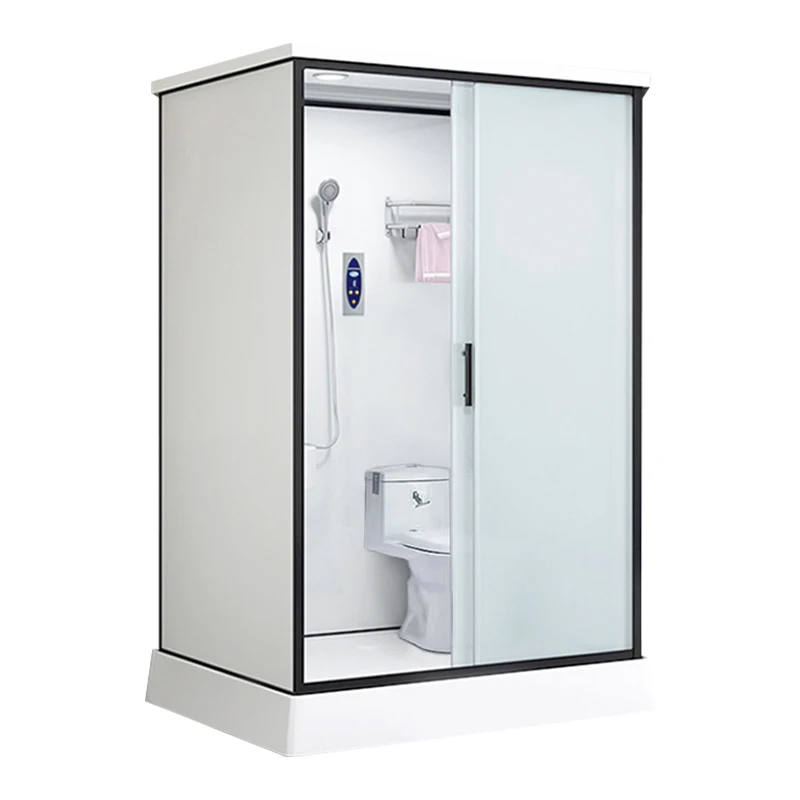 All-In-One Integrated Toilet Simple Shower Room and Prefab Bathroom Unit for Home and Hotel Use for B&B