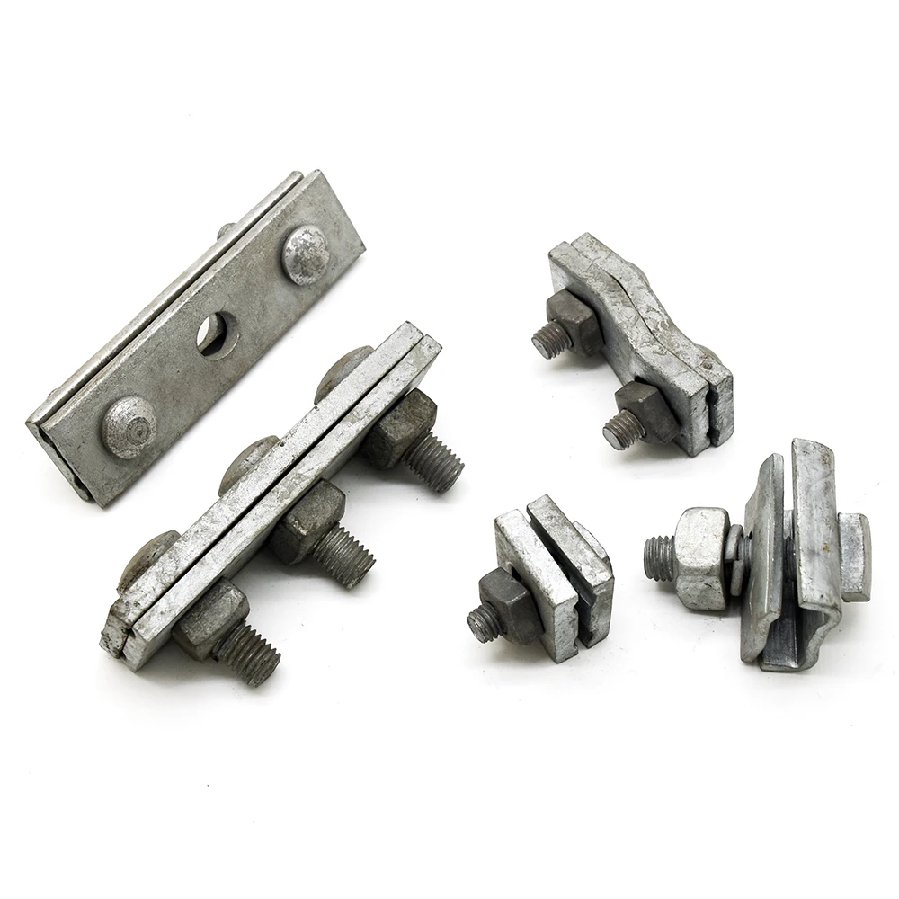 China Galvanized Steel High Voltage Cable Suspension Guy Clamps