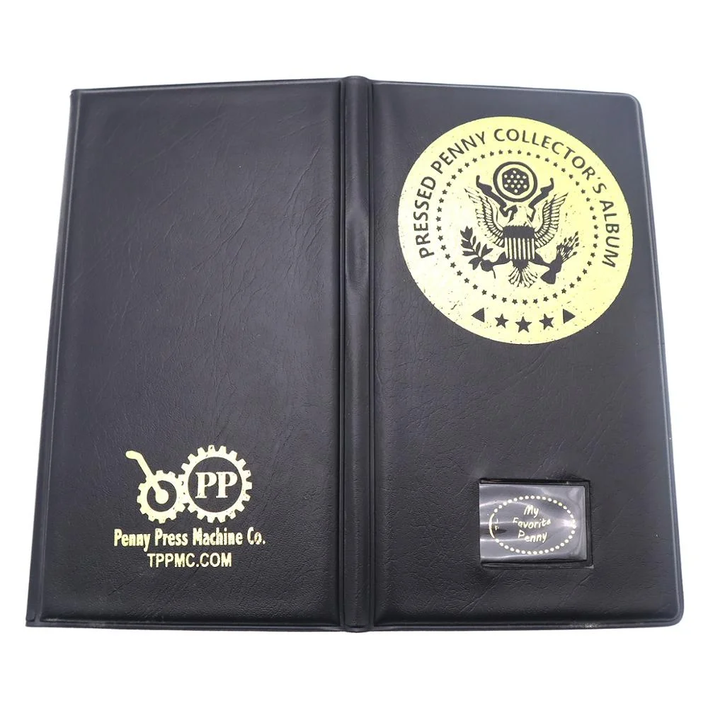 3 Пенни паспорт сувенир удлиненные монеты альбомы с бесплатными прессованными Пенни