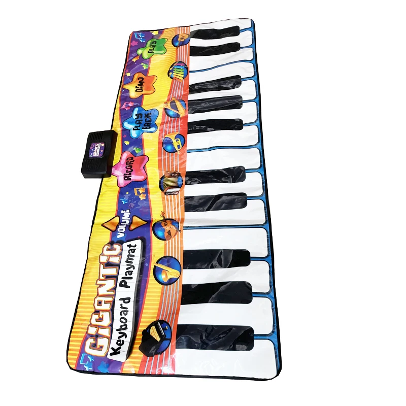 Hot Sale Cheap New Baby Toys Children Playmat Kids Carpet Activities Battery Operated Musical Piano Keyboard Touch Playmat