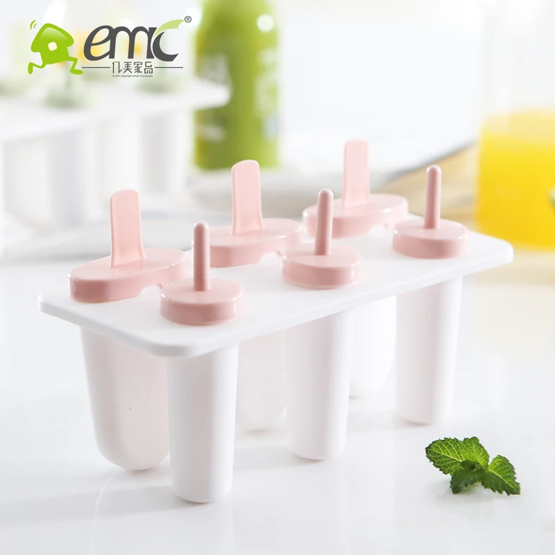 BPA Free Handmade Plastic Popsicle Ice Pop Mold Ice Cream Sticks Maker with Tray