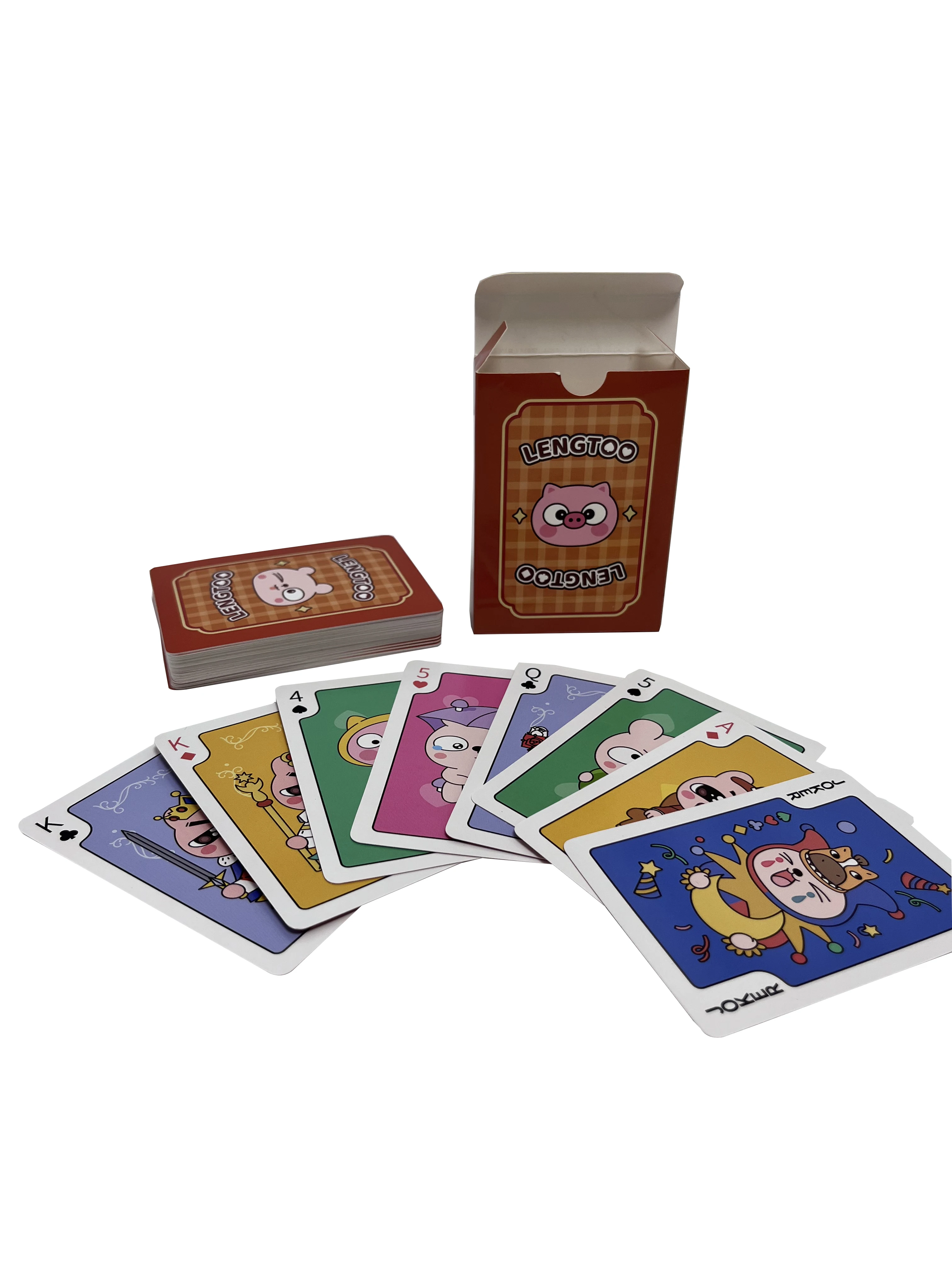 Custom Wholesale Classical Solitaire Board Game Multiplayer Gathering Entertainment Table Poker Paper Playing Game Cards