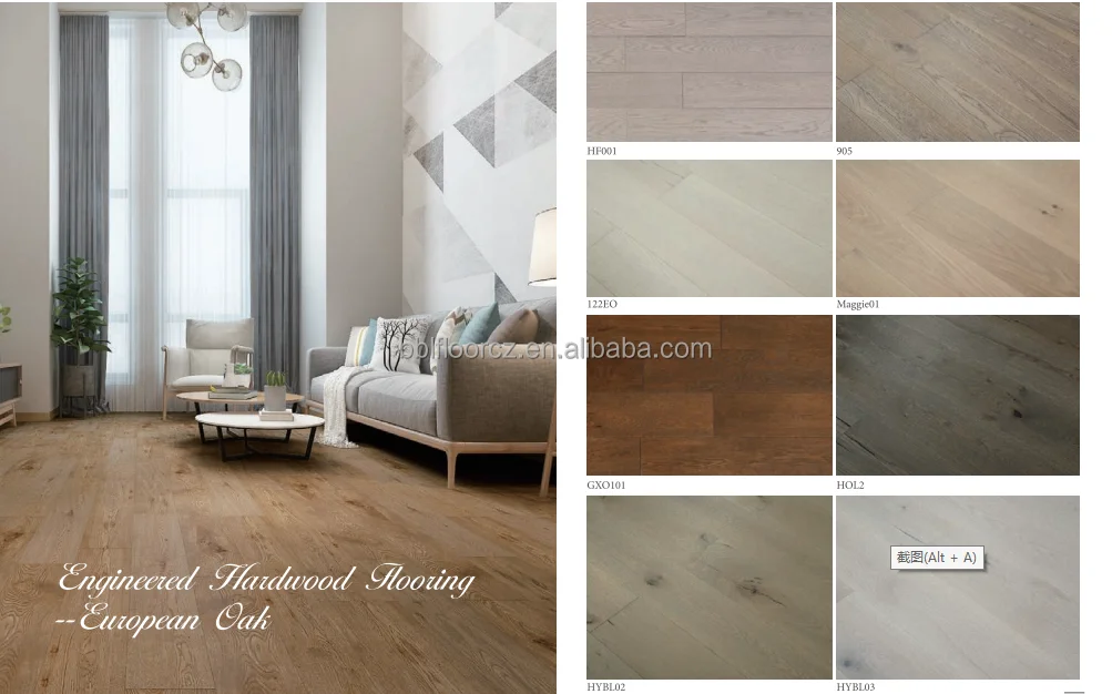 BBL cheap 3 layer hardwood AB grade 15 mm easy click engineered wood oak solid parquet flooring